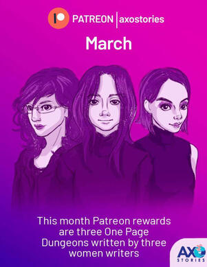 Women's month one page dungeon anthology
